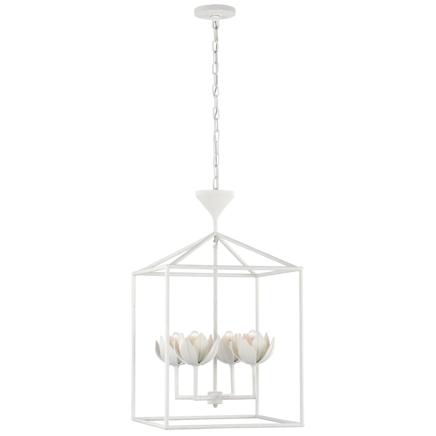 Julie Neill Alberto 18 Inch LED Cage Pendant by Visual Comfort Signature Collection