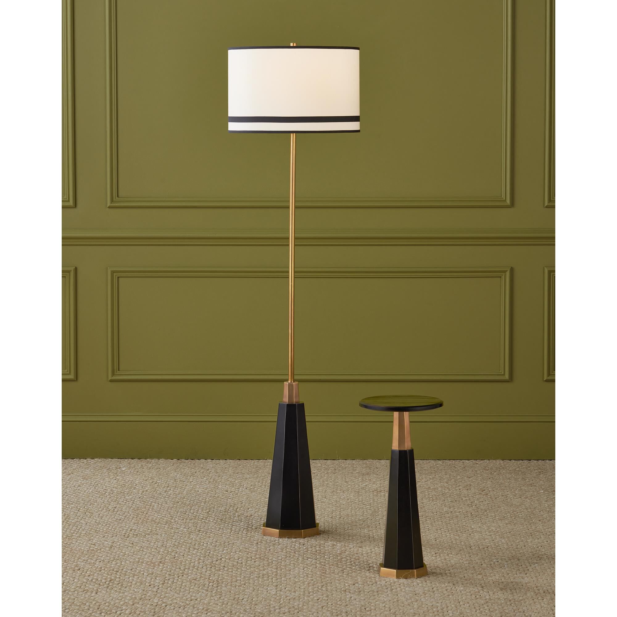 Shown in Black, Bronze and Antique Brass finish