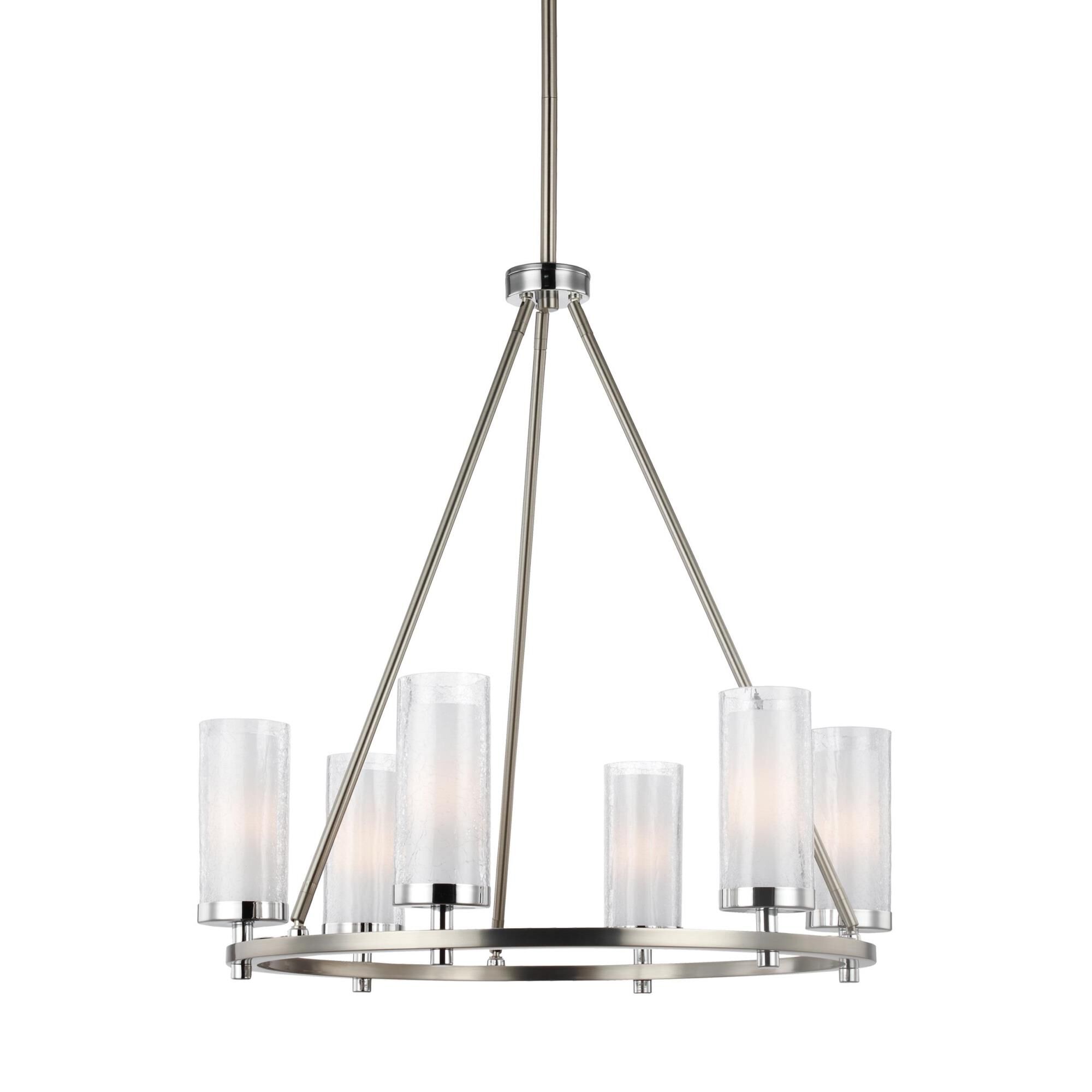 Jonah 25 Inch 6 Light Chandelier by Generation Lighting