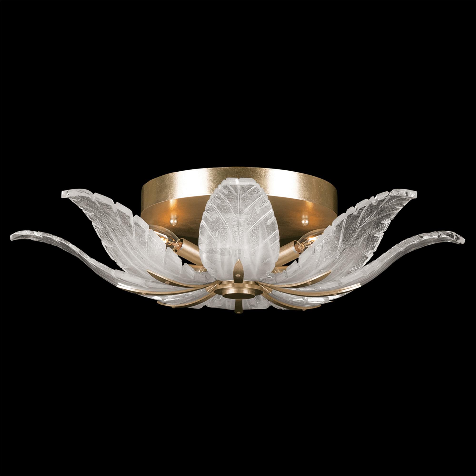 Plume 28 Inch 4 Light Flush Mount,