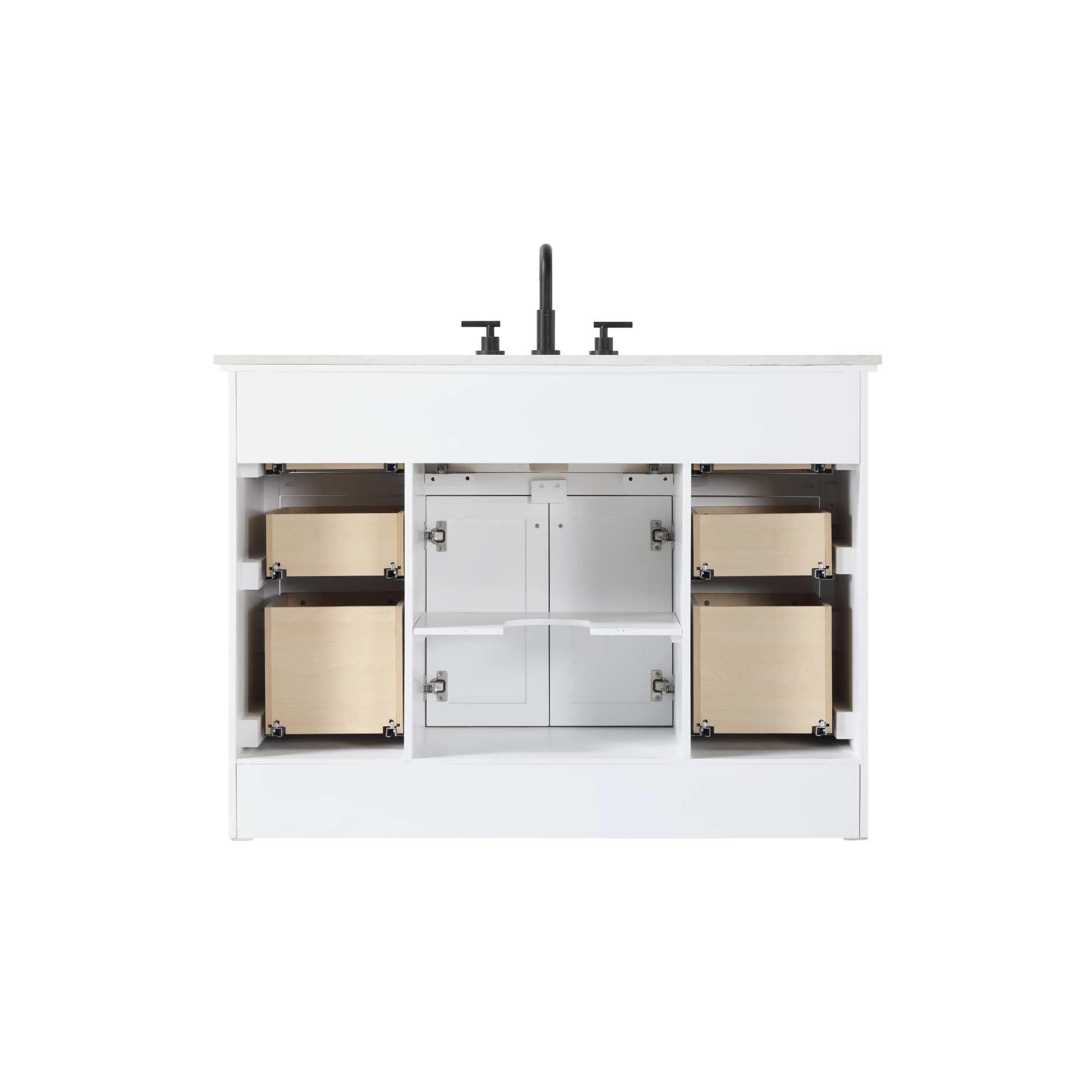 Shown in White finish