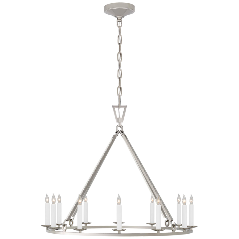 Chapman & Myers Darlana 30 Inch 12 Light Chandelier by Visual Comfort Signature Collection