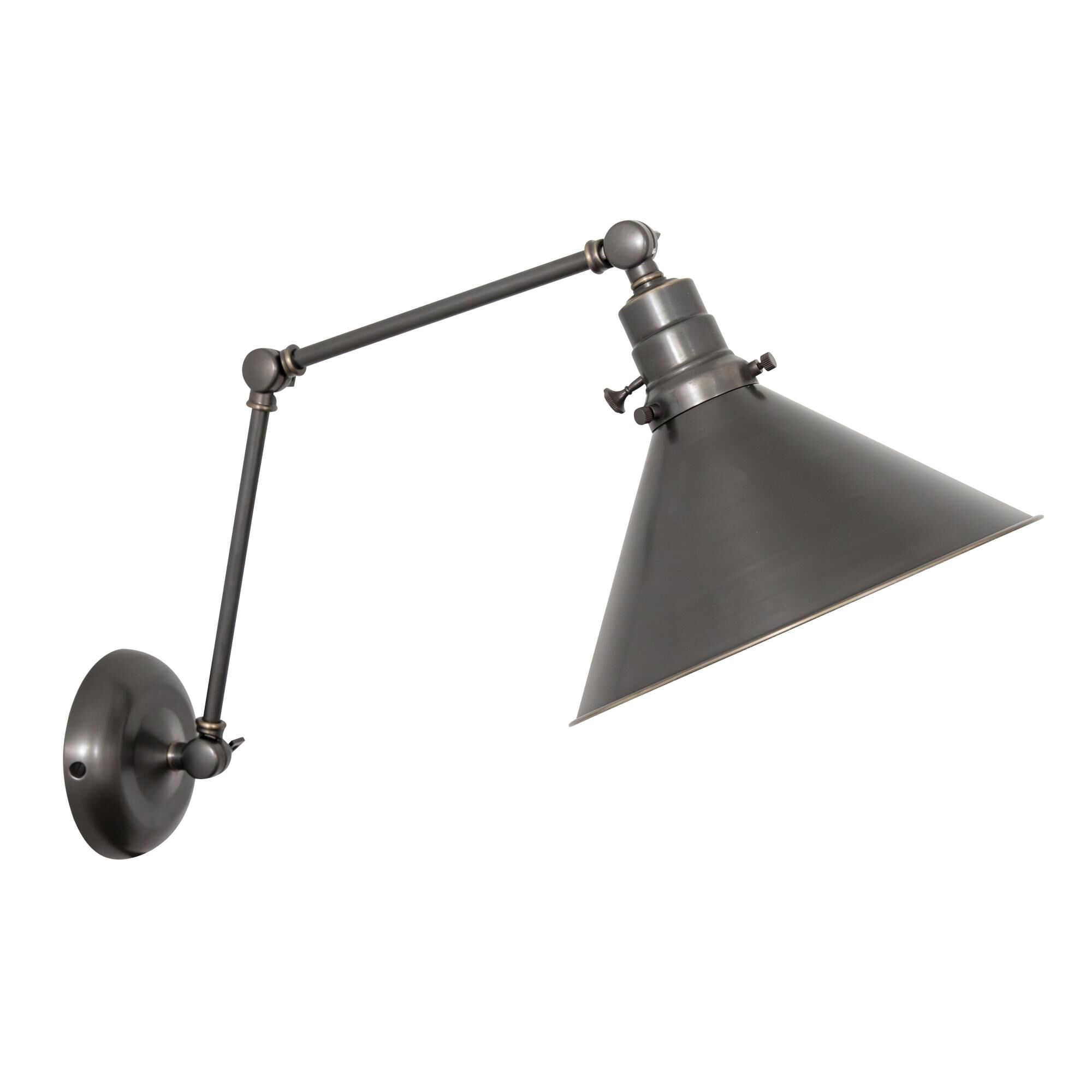 Shown in Oil Rubbed Bronze finish and Metal shade