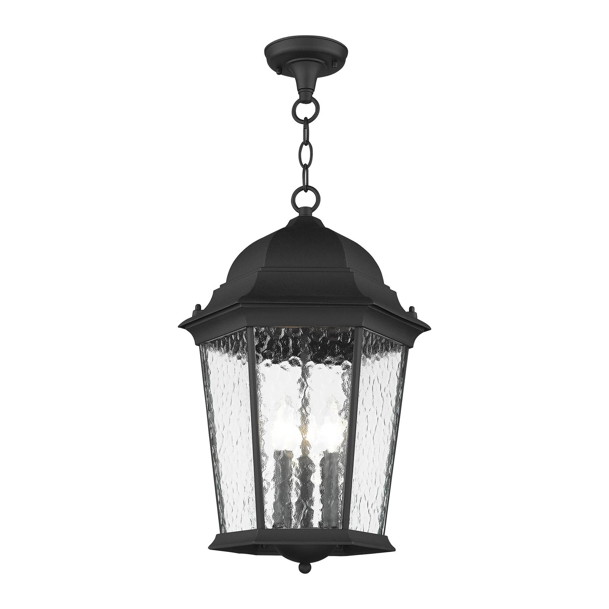 Shown in Textured Black finish and Clear Water glass