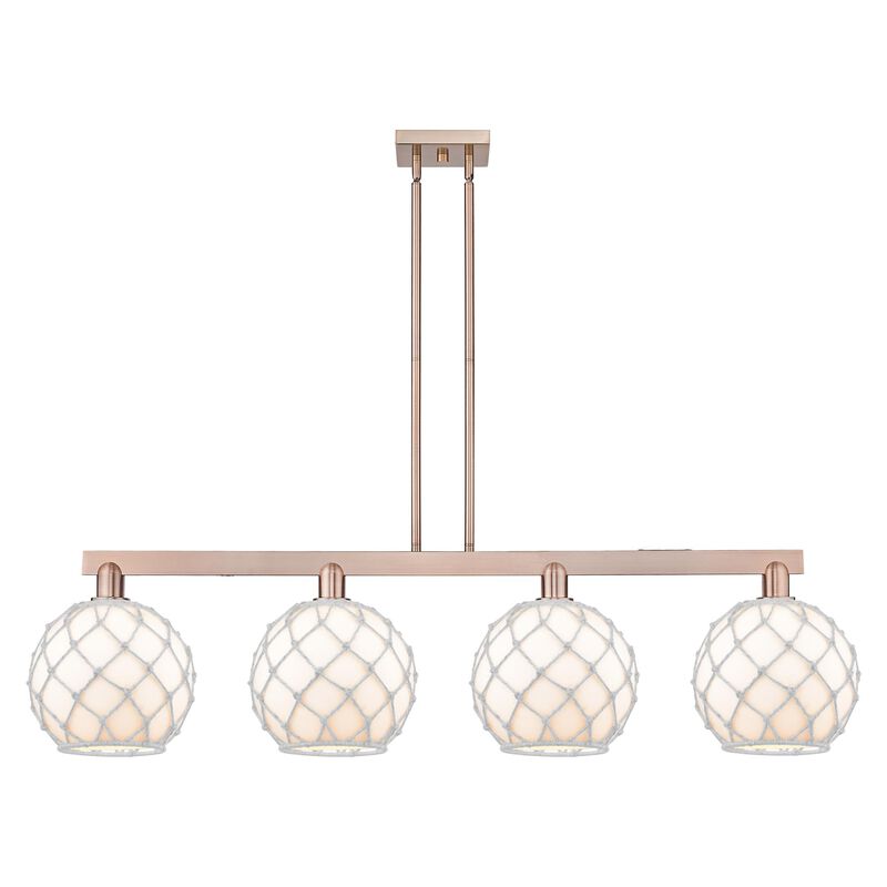 Bruno Marashlian Farmhouse Rope 53 Inch Linear Suspension Light by Innovations Lighting