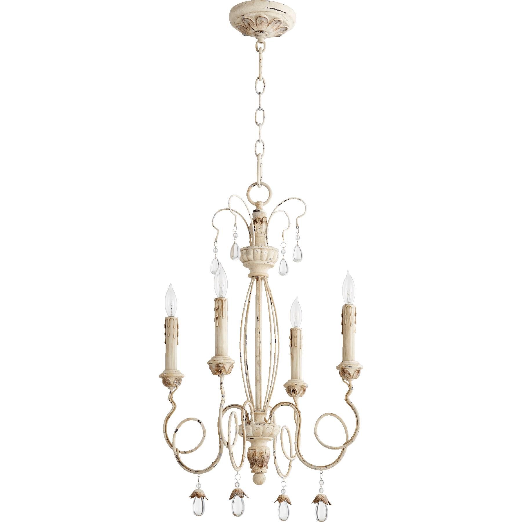 Venice 17 Inch 4 Light Mini Chandelier by Quorum International