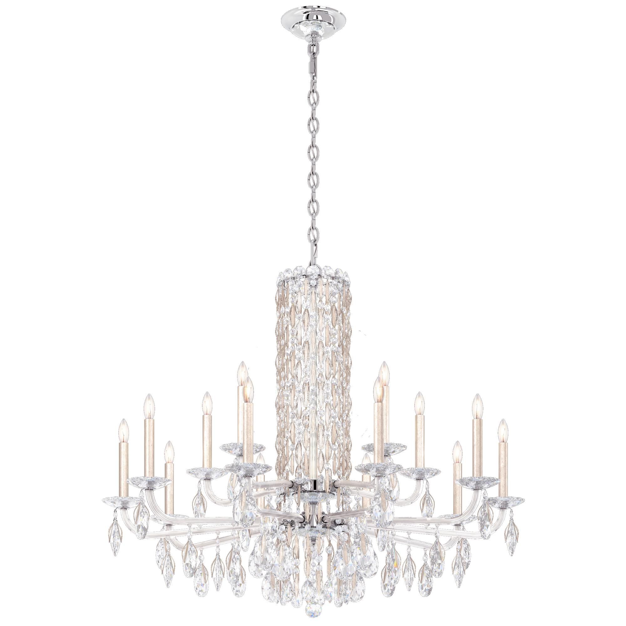 Sarella 41 Inch 15 Light Chandelier by Schonbek
