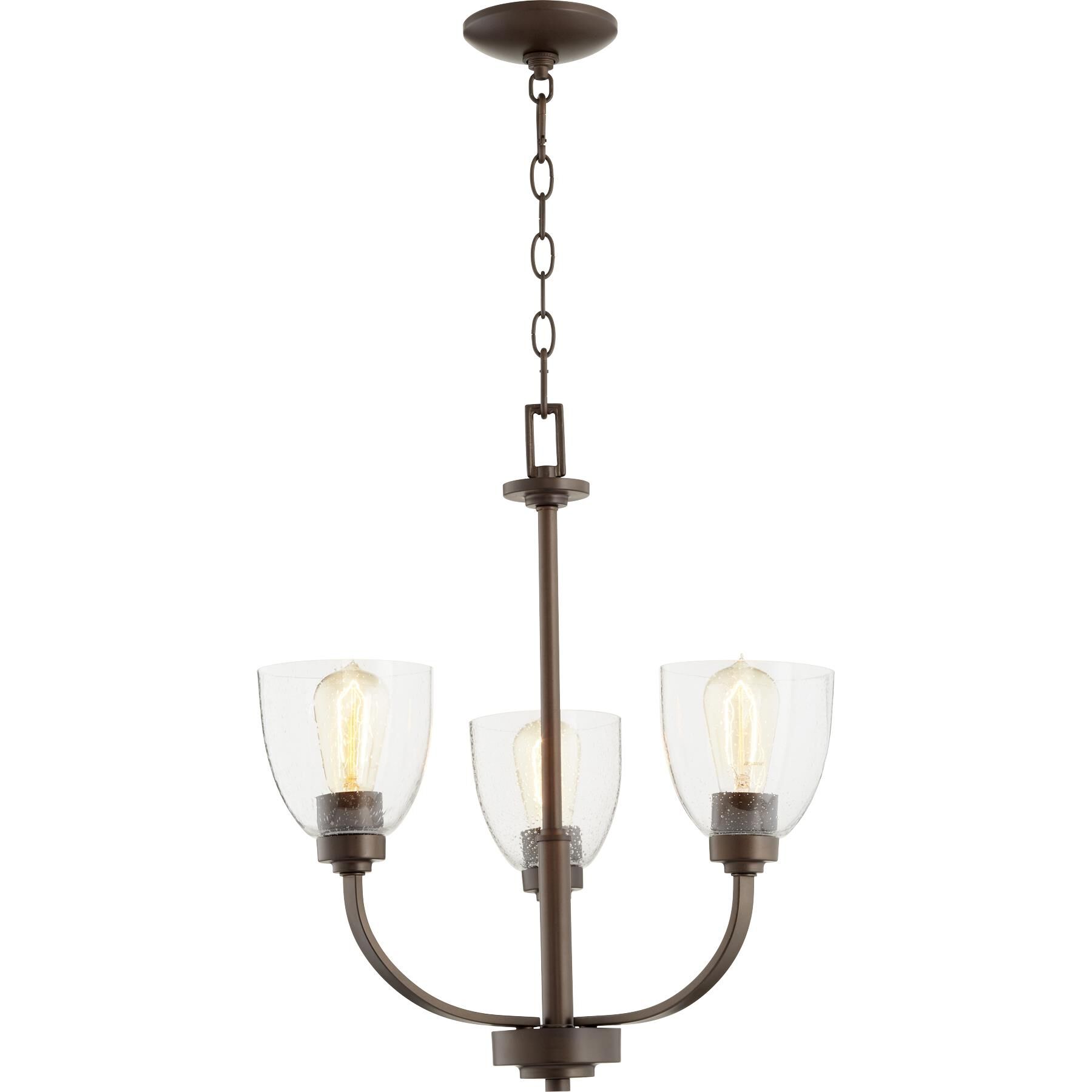 Reyes 22 Inch Mini Chandelier by Quorum International