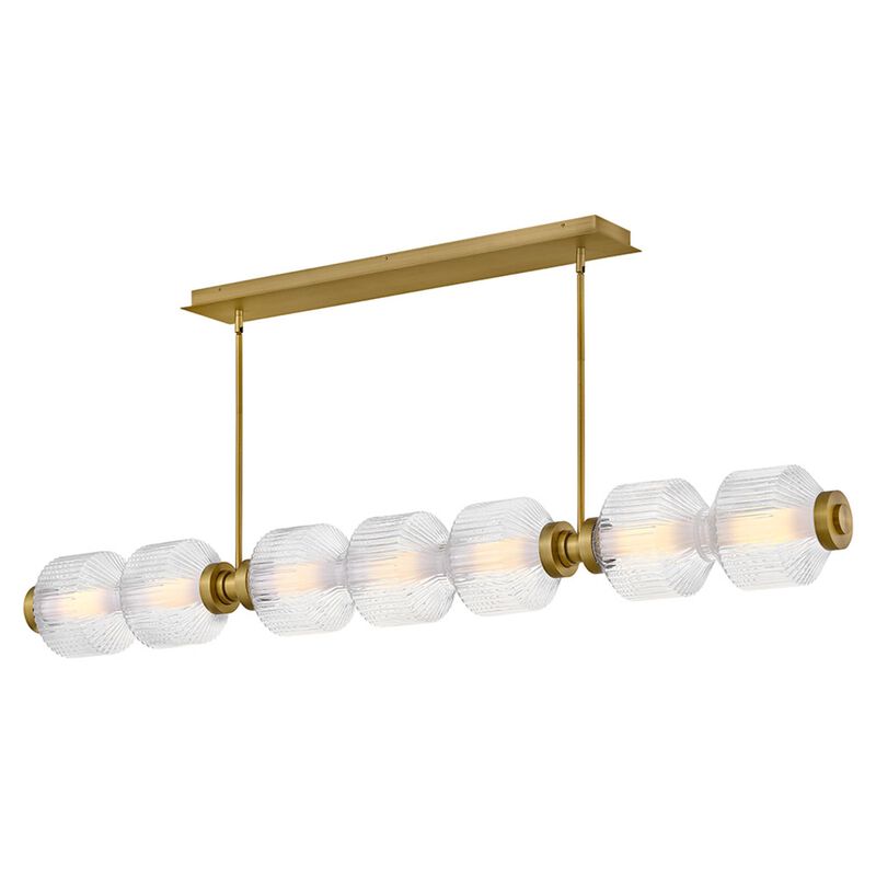 Reign 69 Inch Linear Suspension Light by Fredrick Ramond