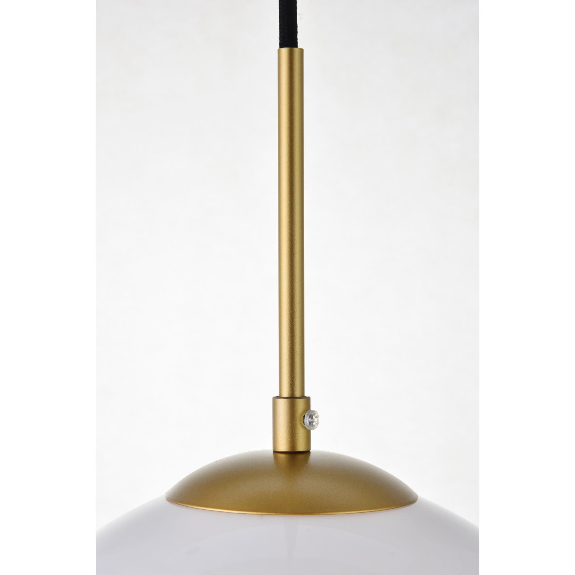 Baxter 10 Inch Mini Pendant by Elegant Lighting