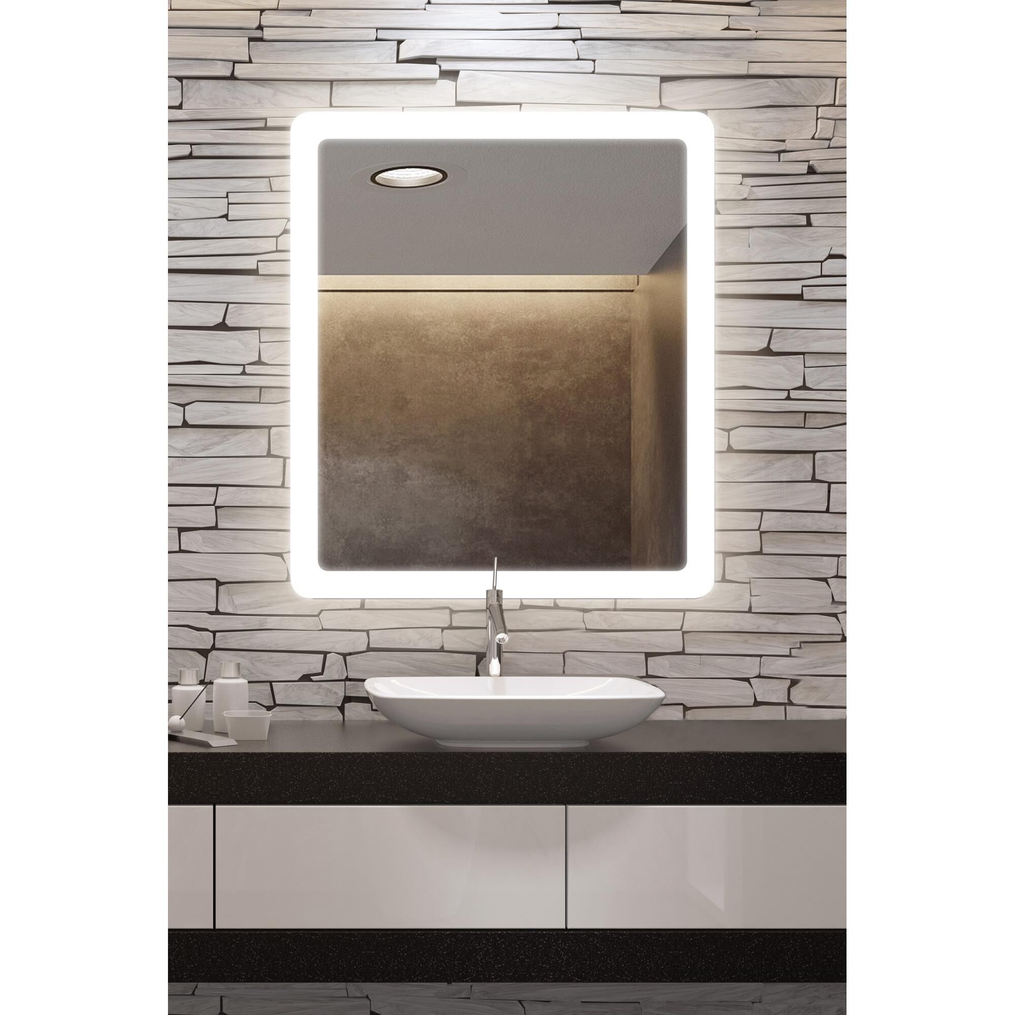 Eyla with Keen LED Lighted Mirrors by Electric Mirror