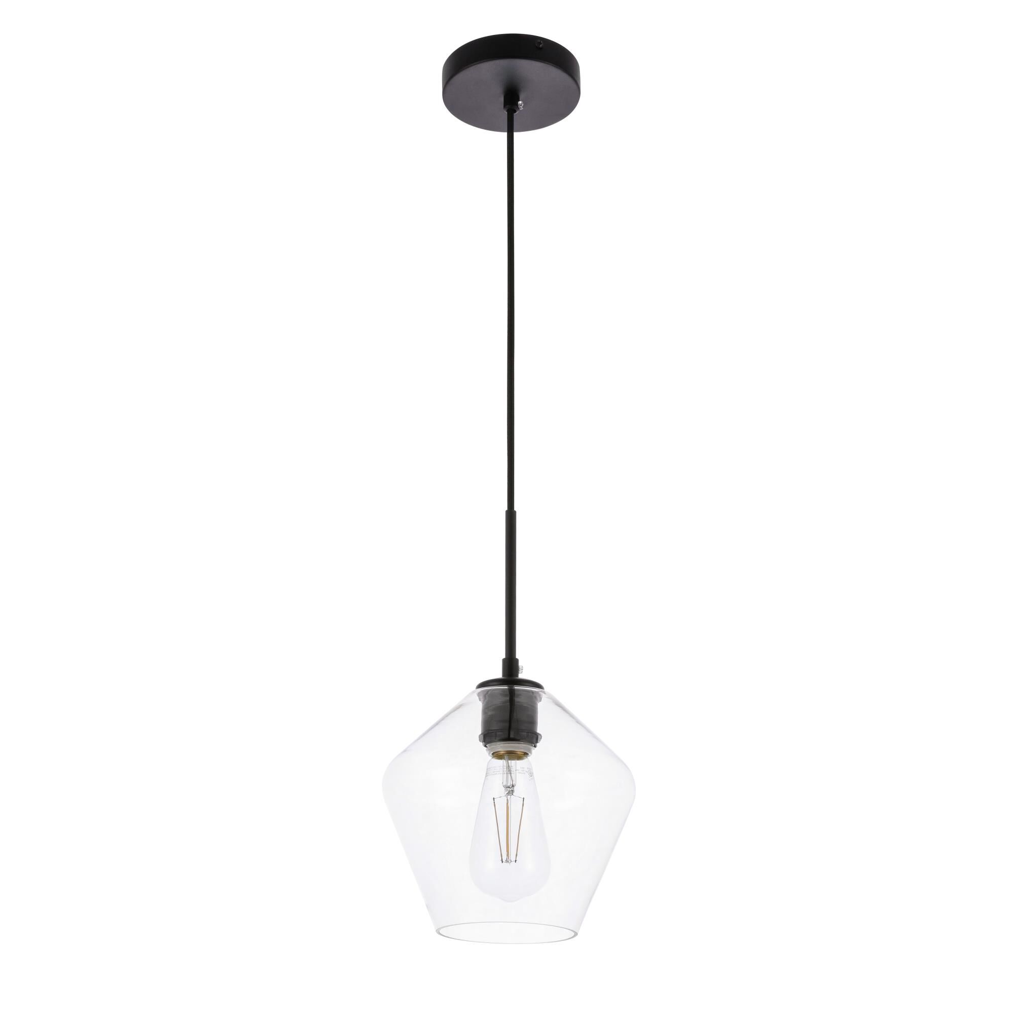 Gene 8 Inch Mini Pendant by Elegant Lighting