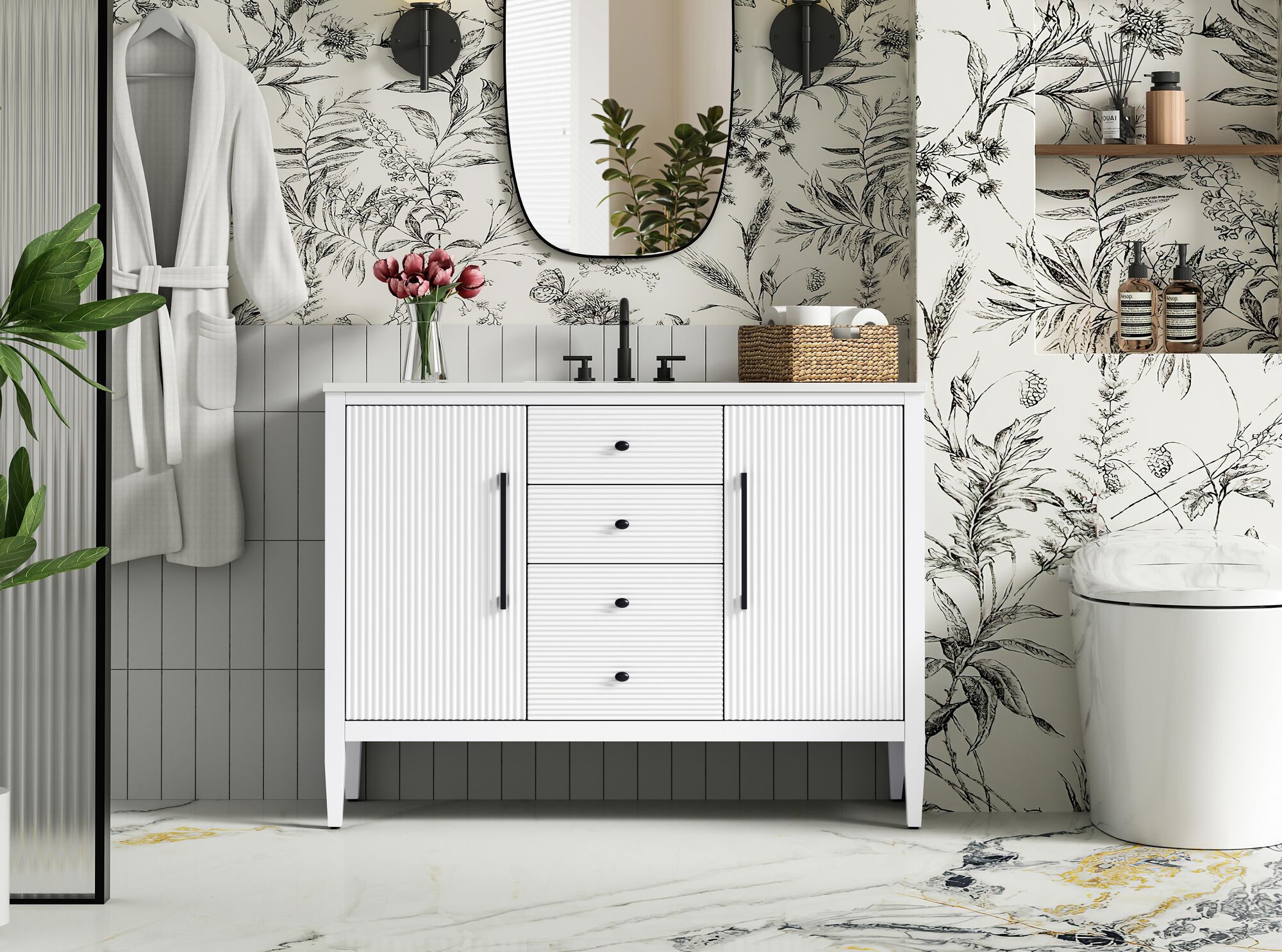 Blakely 22 Inch Bath Vanity Cabinet,