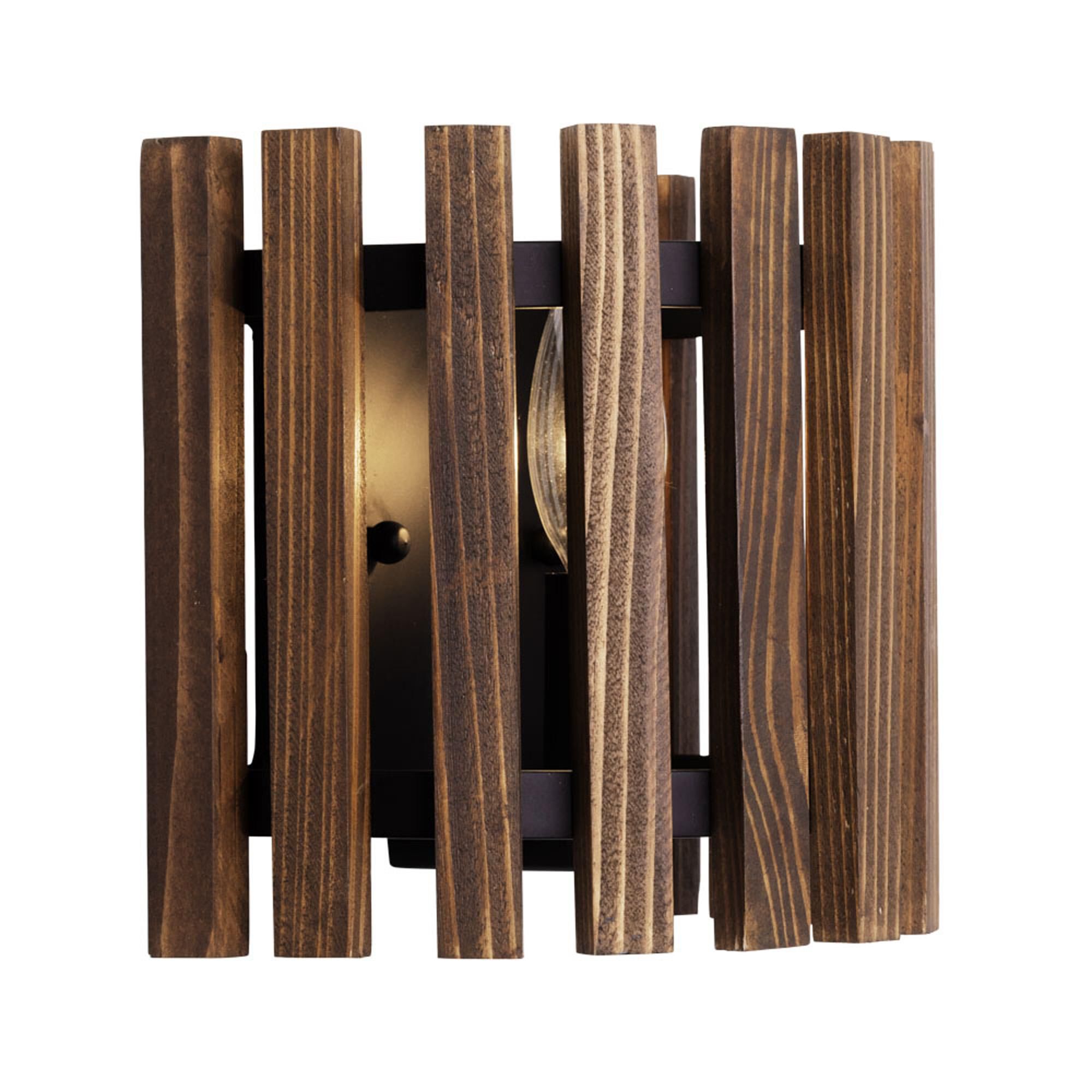 Shown in Matte Black/Medium Walnut finish