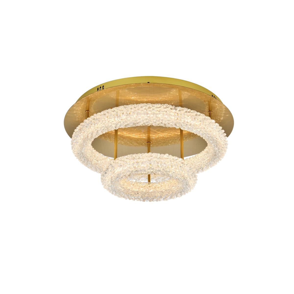 Bowen 22 Inch Semi Flush Mount by Elegant Lighting