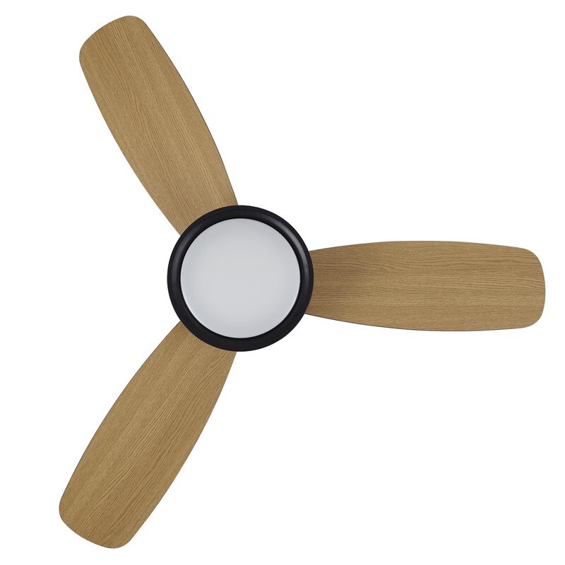 Flusso 52 Inch Ceiling Fan with Light Kit by Beacon Lighting
