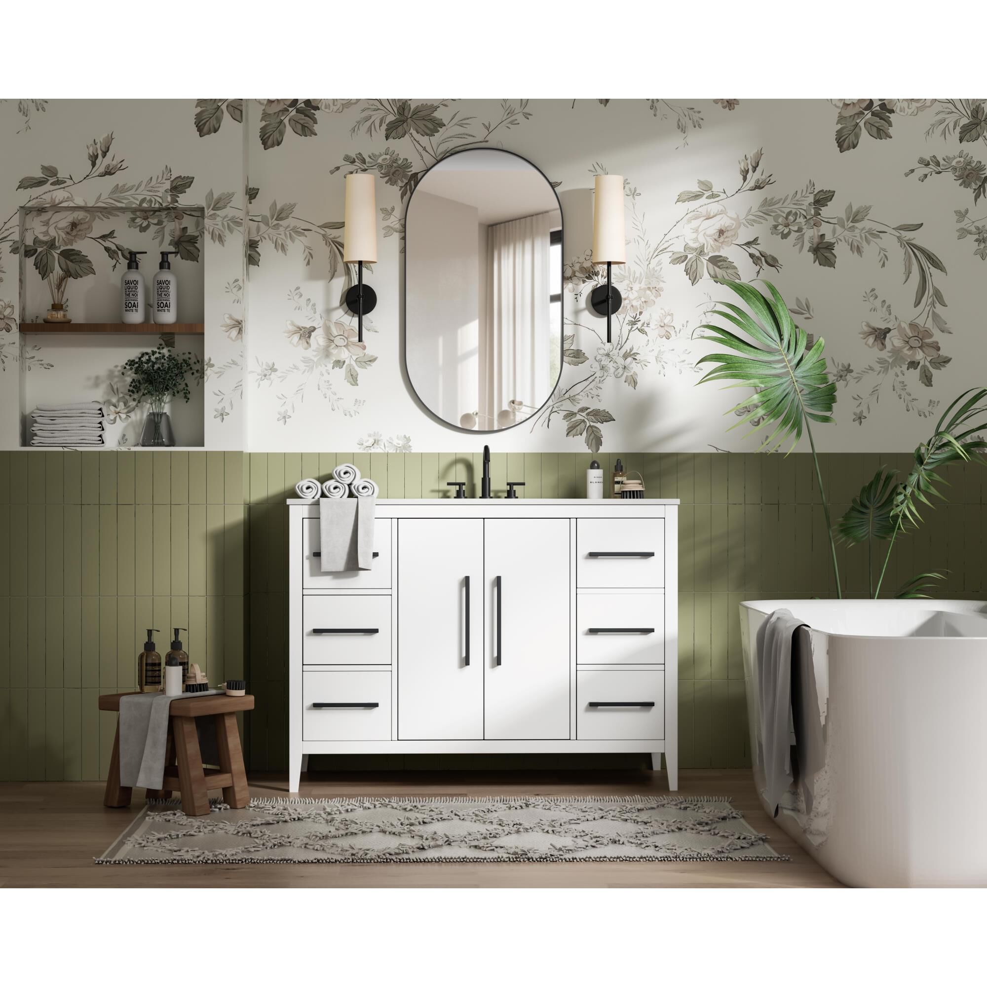 Millie 48 Inch Bath Vanity by Elegant Dcor