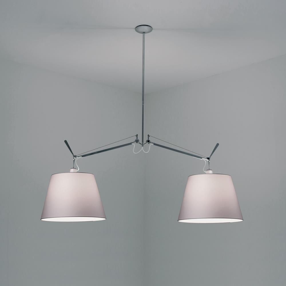 Michele De Lucchi, Giancarlo Fassina Tolomeo 55 Inch 2 Light Linear Suspension Light by Artemide