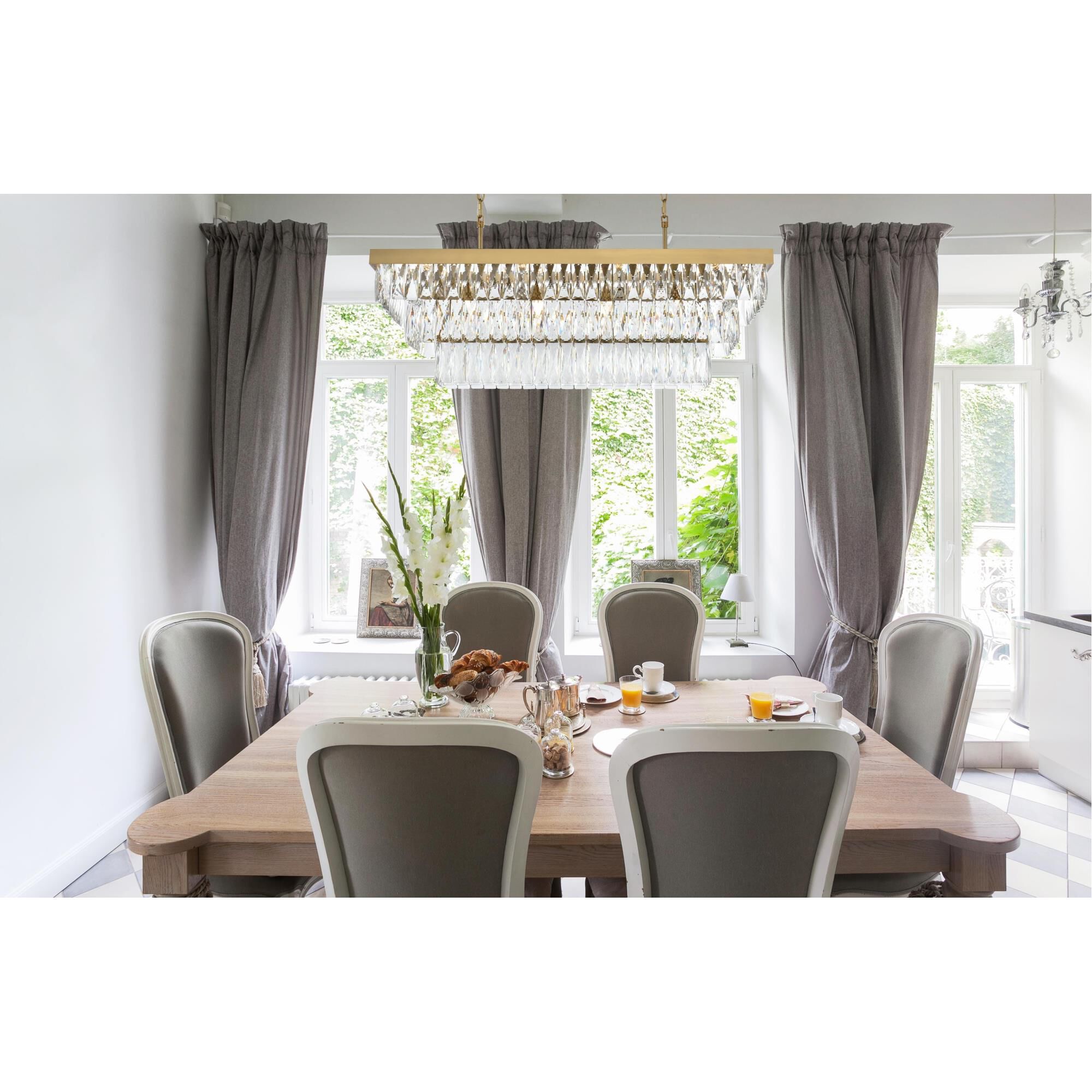 Josephine 36 Inch Linear Suspension Light by Elegant Lighting