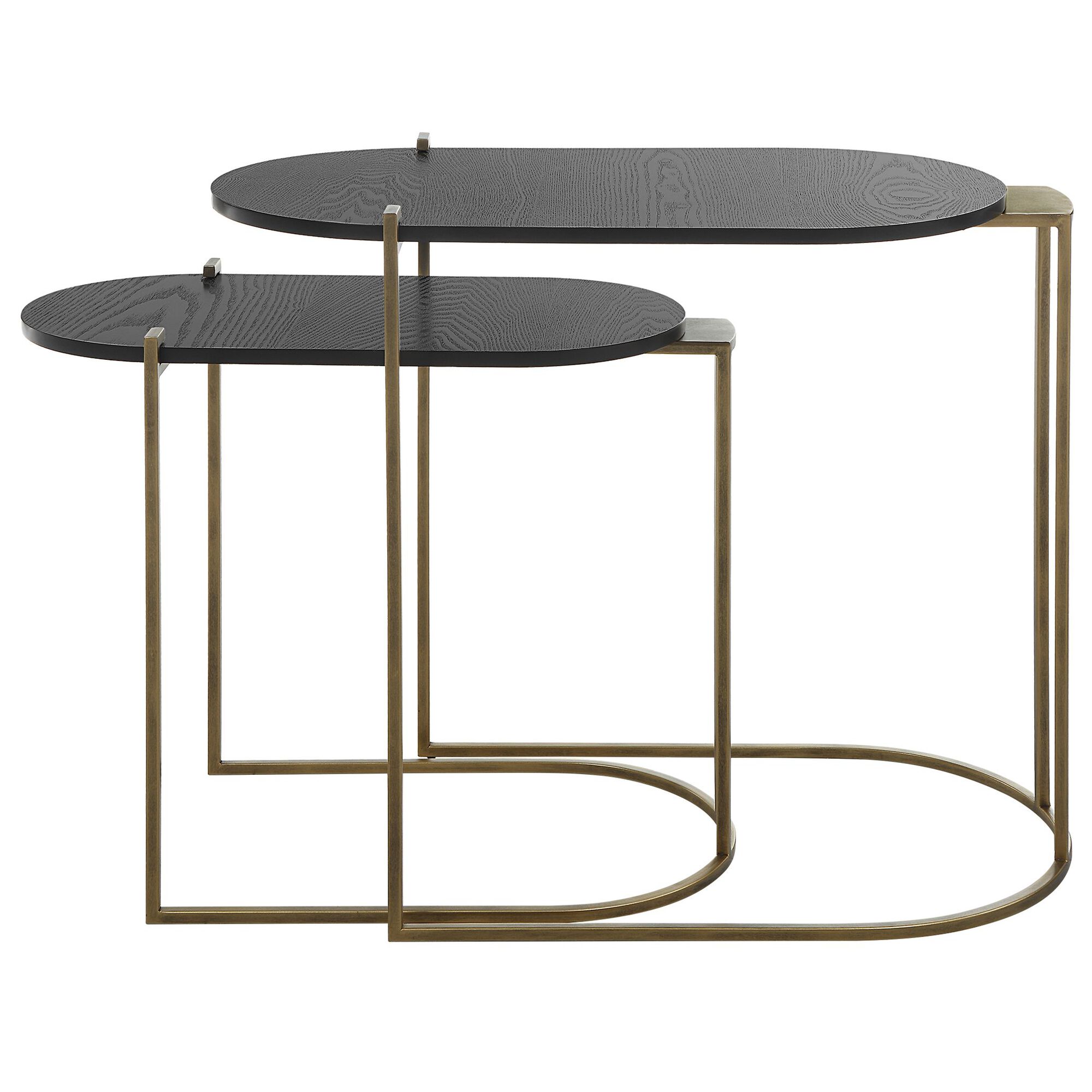 Shown in Antique Brass with Ebony finish