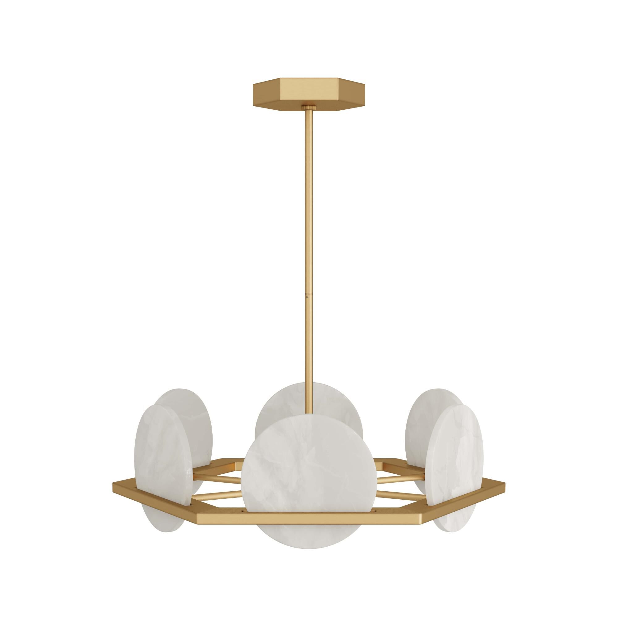 Savion 29 Inch 6 Light LED Chandelier by Arteriors Home