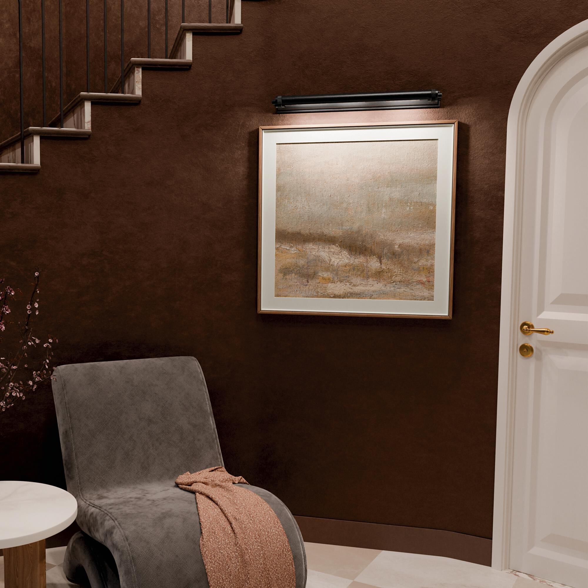 Shown in Black finish and Metal shade