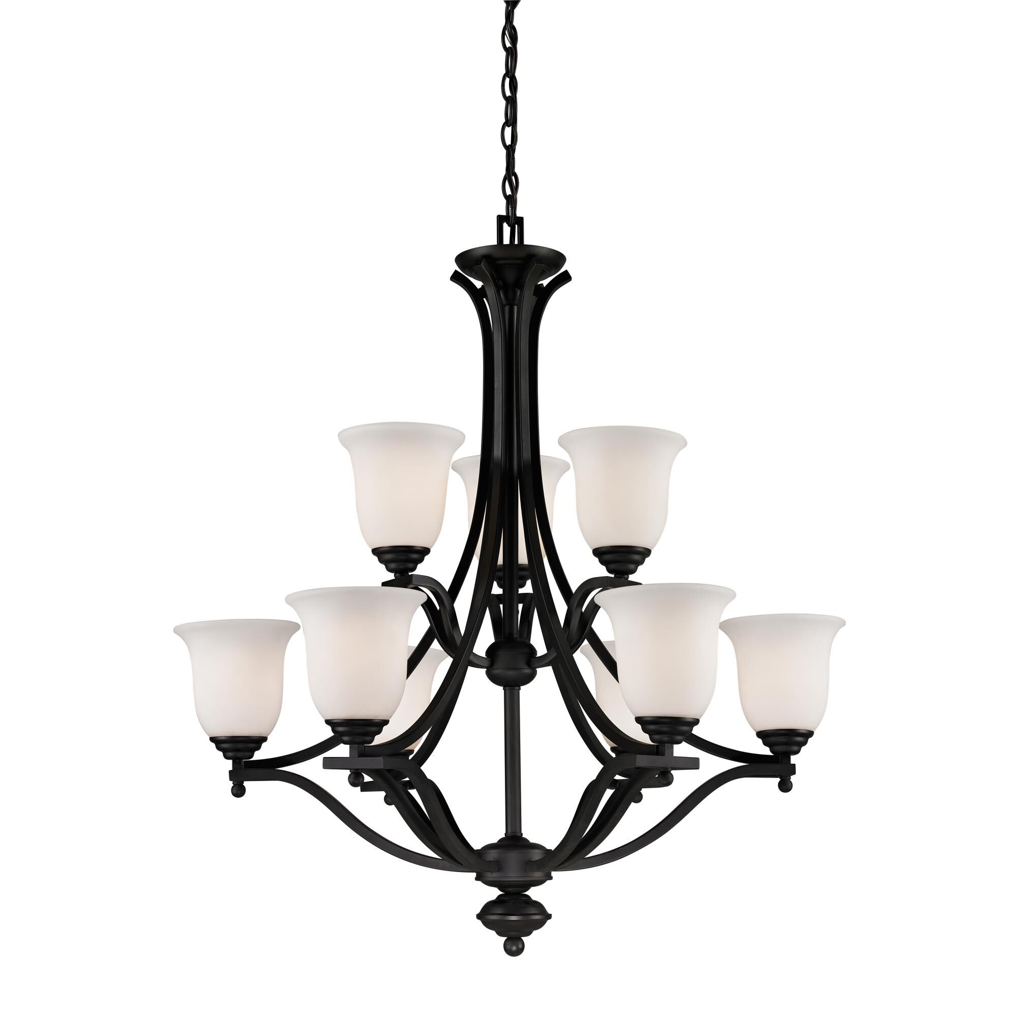 Lagoon 31 Inch 9 Light Chandelier by Z-Lite