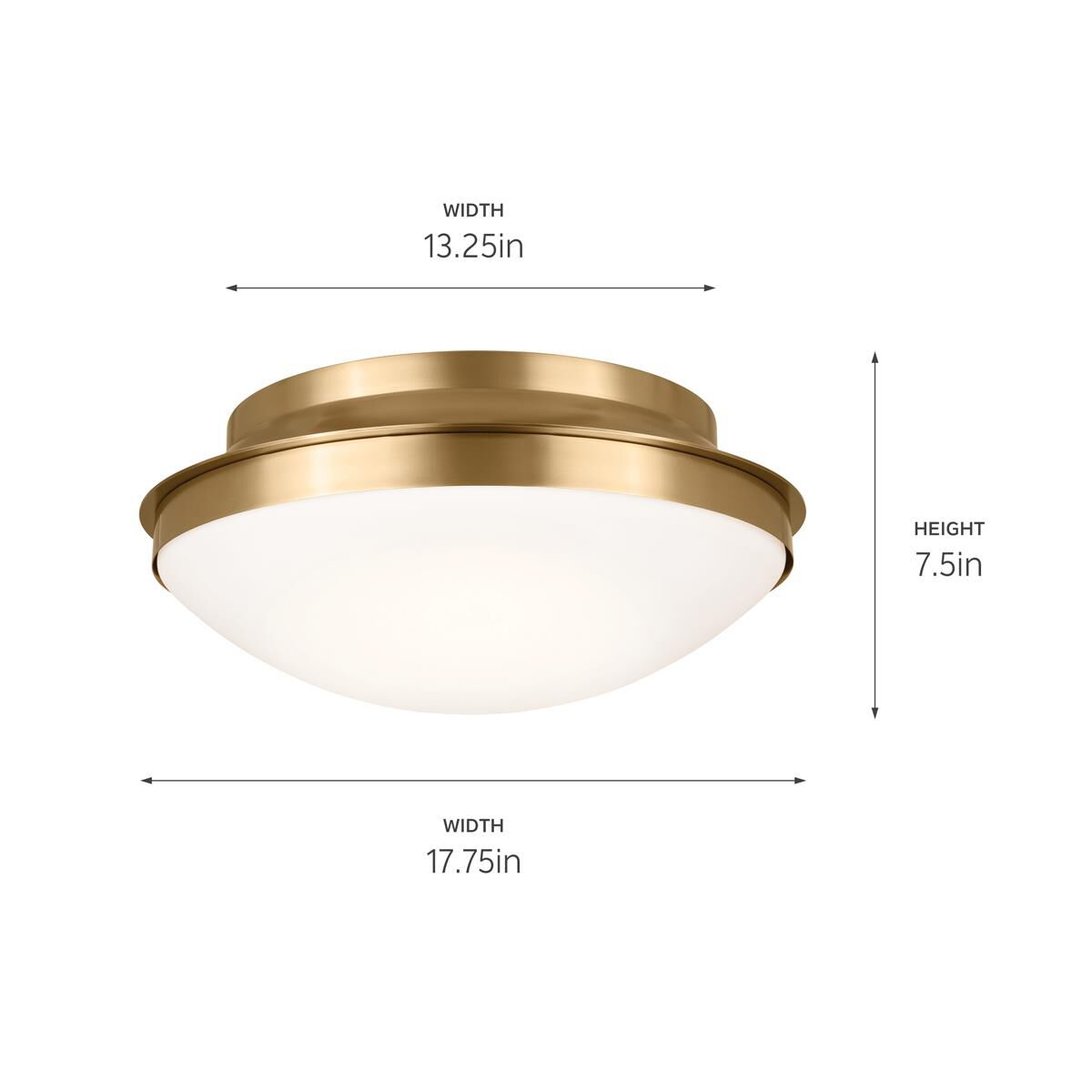 Bretta 3 Light Flush Mount by Kichler Lighting