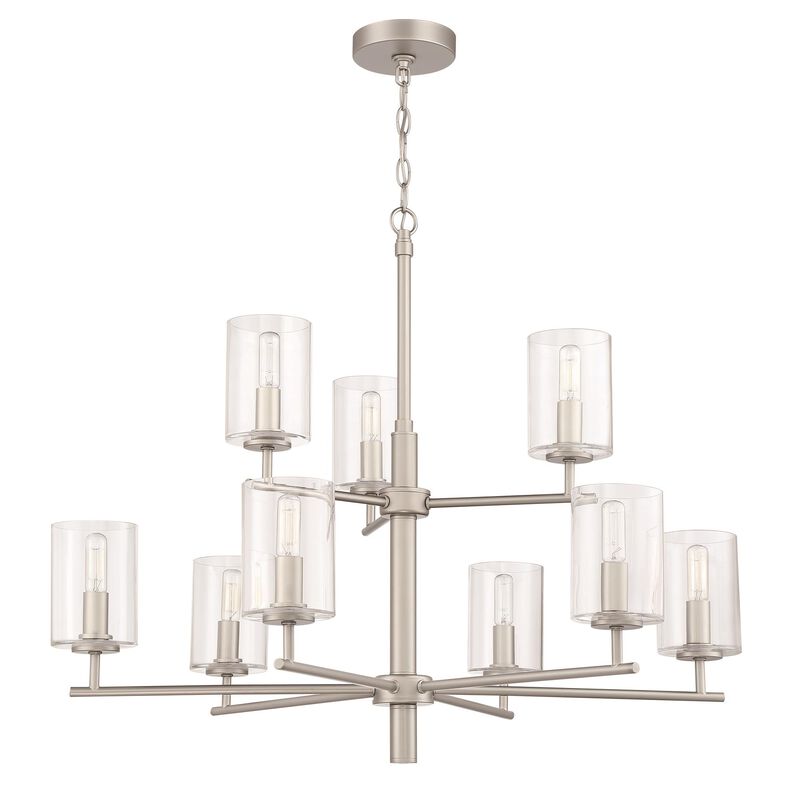 Hailie 32 Inch 9 Light Chandelier by Craftmade
