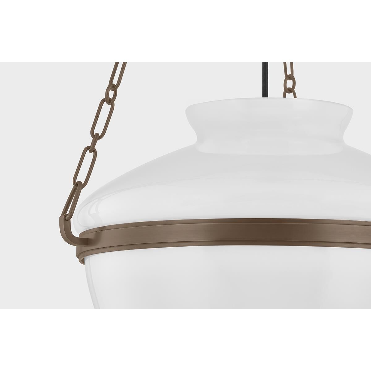 Shown in Bronze finish and Opal Glossy glass