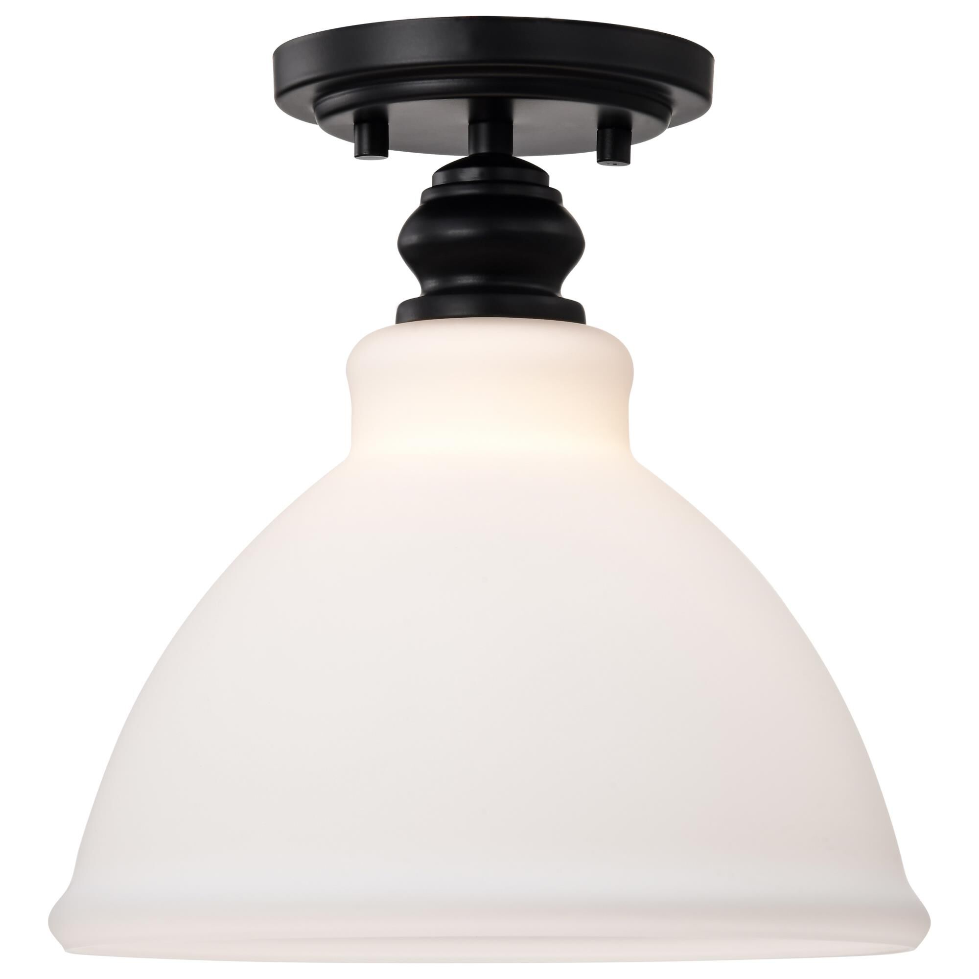 Shown in Matte Black finish and Satin White glass