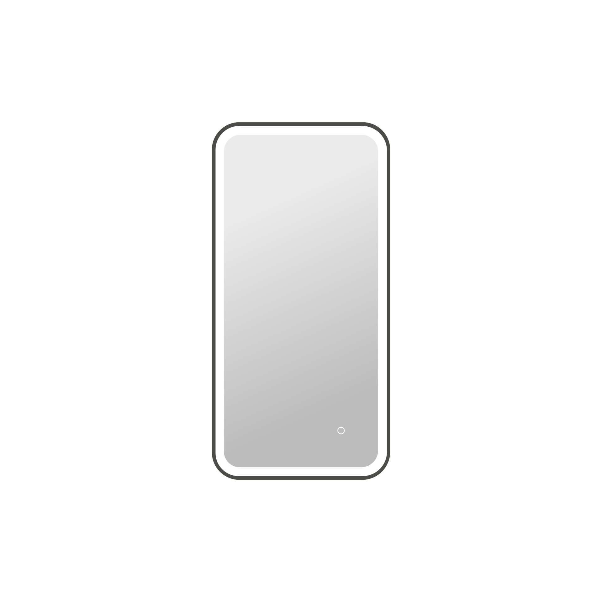 Harmoni 40 Inch Rectangular LED Lighted Mirror by Elegant Decor