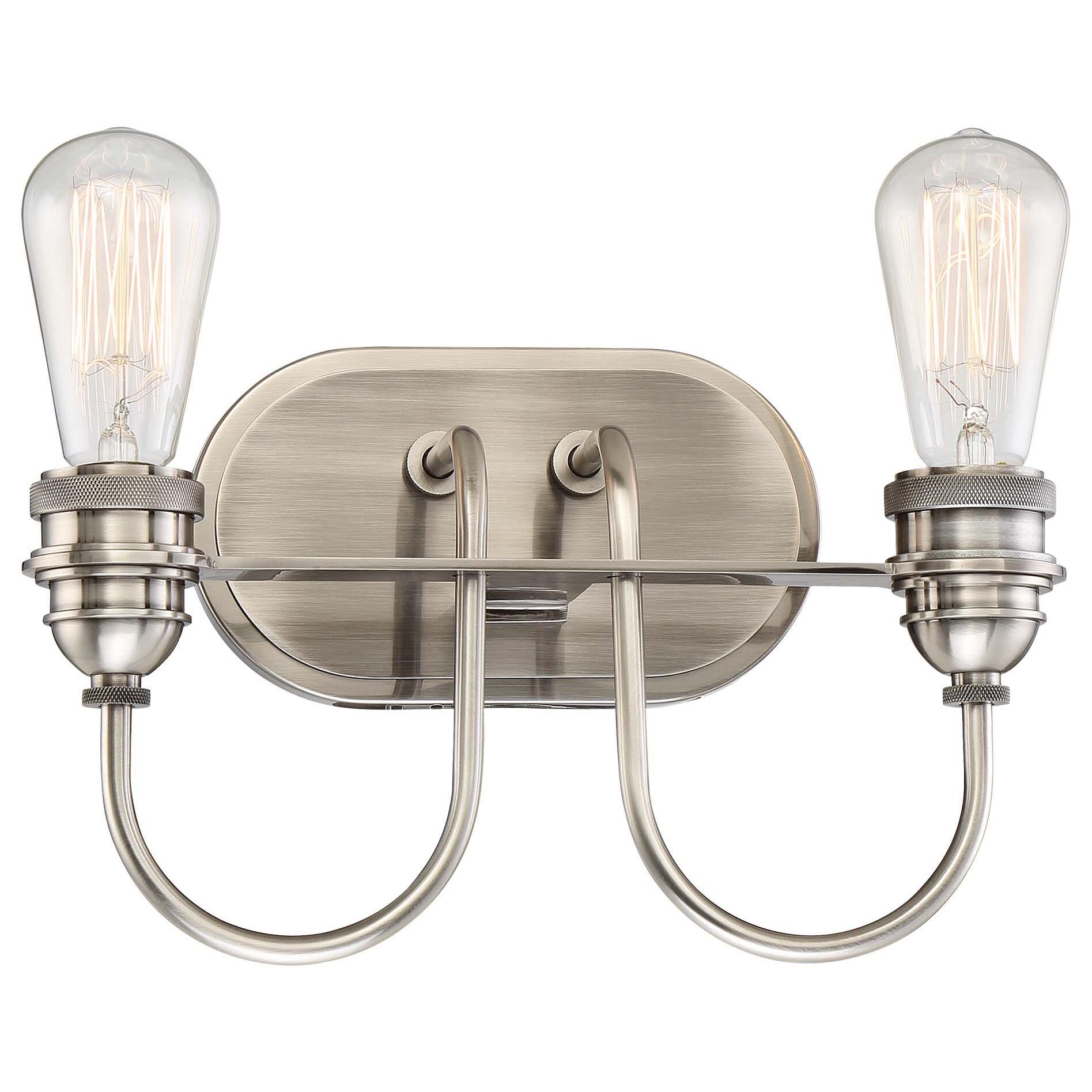 Uptown Edison 12 Inch 2 Light Bath Vanity Light by Minka Lavery