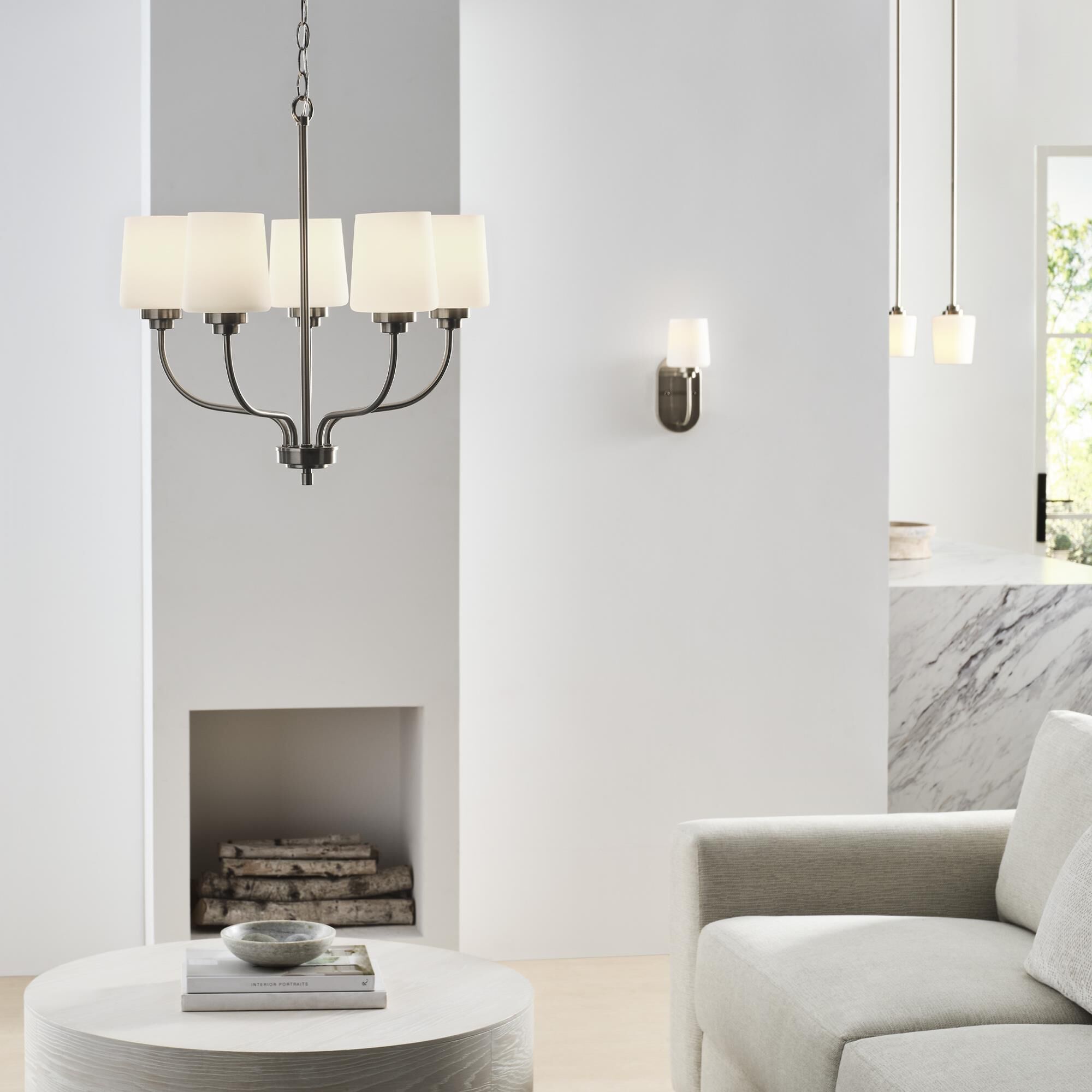 Windom 20 Inch 5 Light Mini Chandelier by Generation Lighting