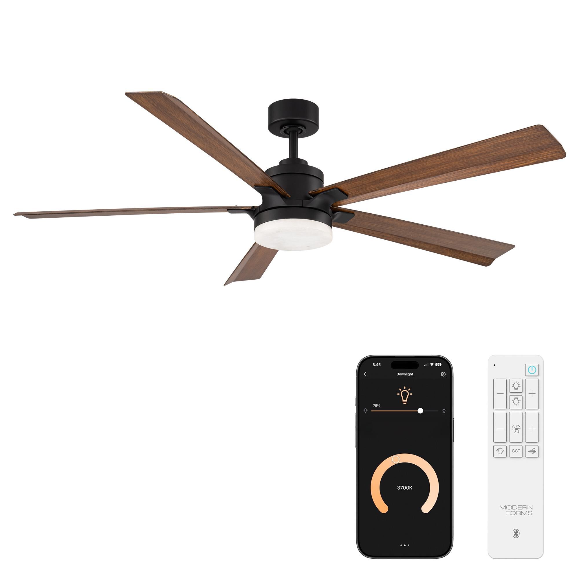 Radiant 64 Inch Ceiling Fan with Light Kit by Modern Forms