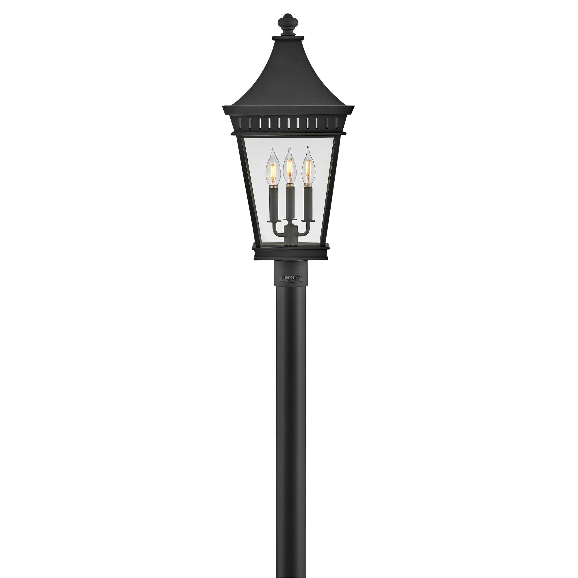 Chapel Hill 26 Inch Tall 3 Light LED Outdoor Post Lamp by Hinkley Lighting