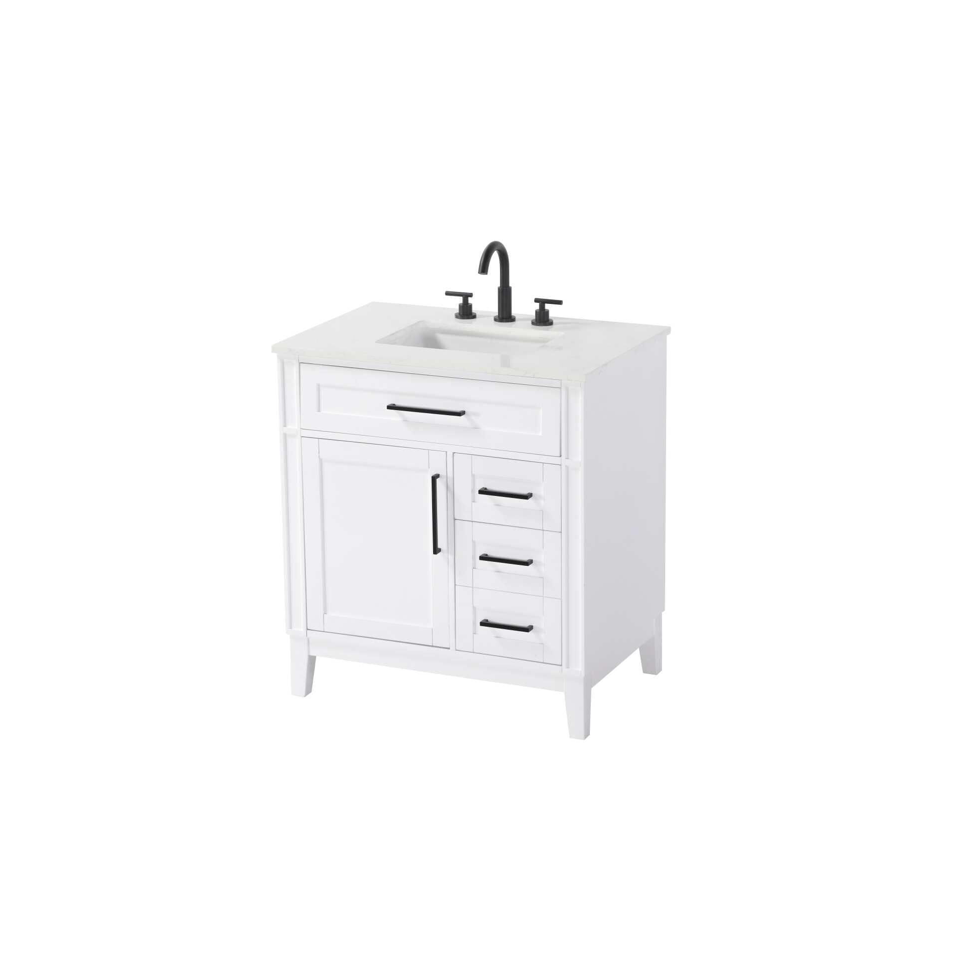 Virginia 32 Inch Bath Vanity by Elegant Decor