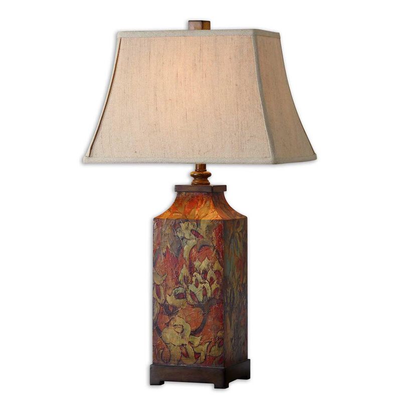 Colorful Flowers 32 Inch Table Lamp by Uttermost