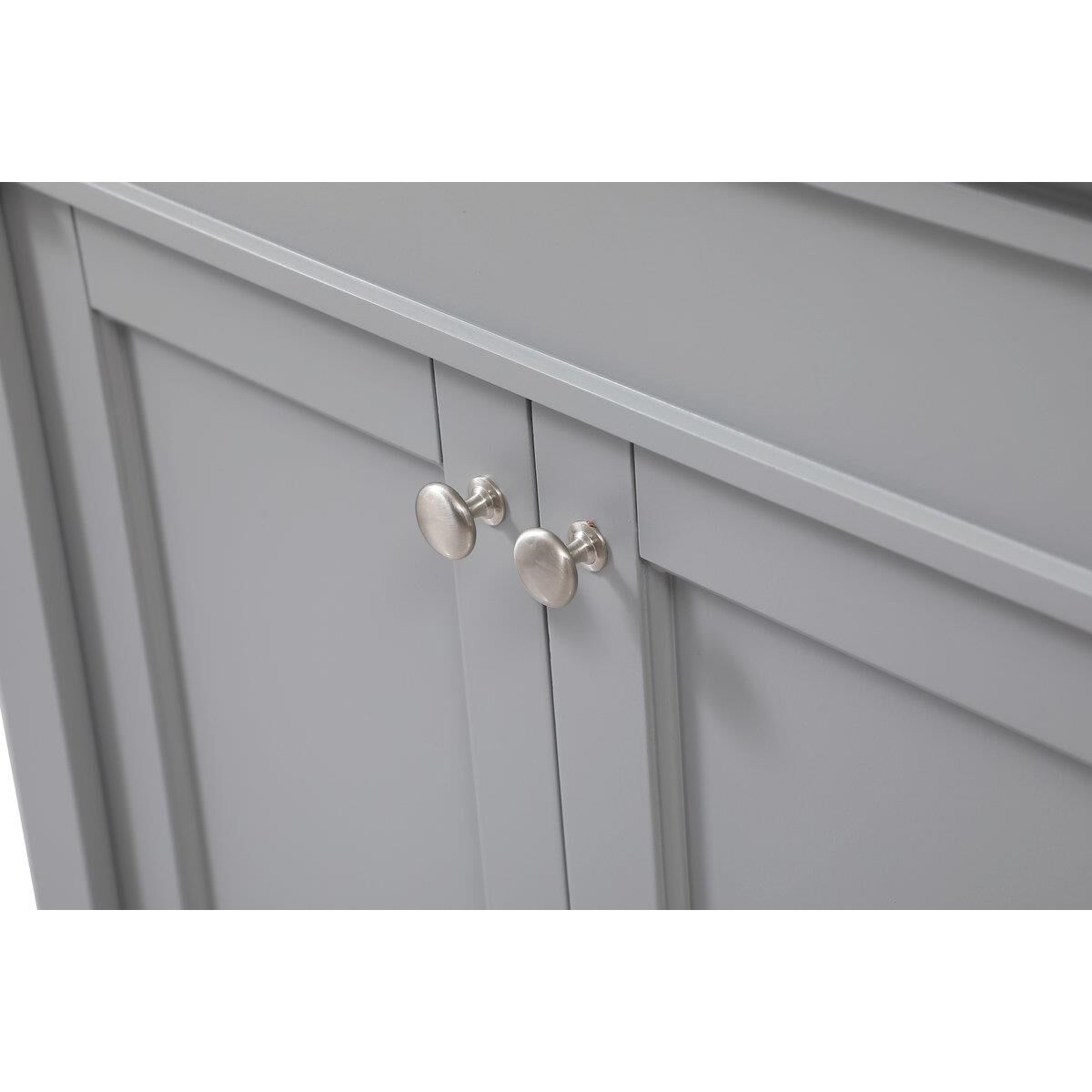 Shown in Grey finish