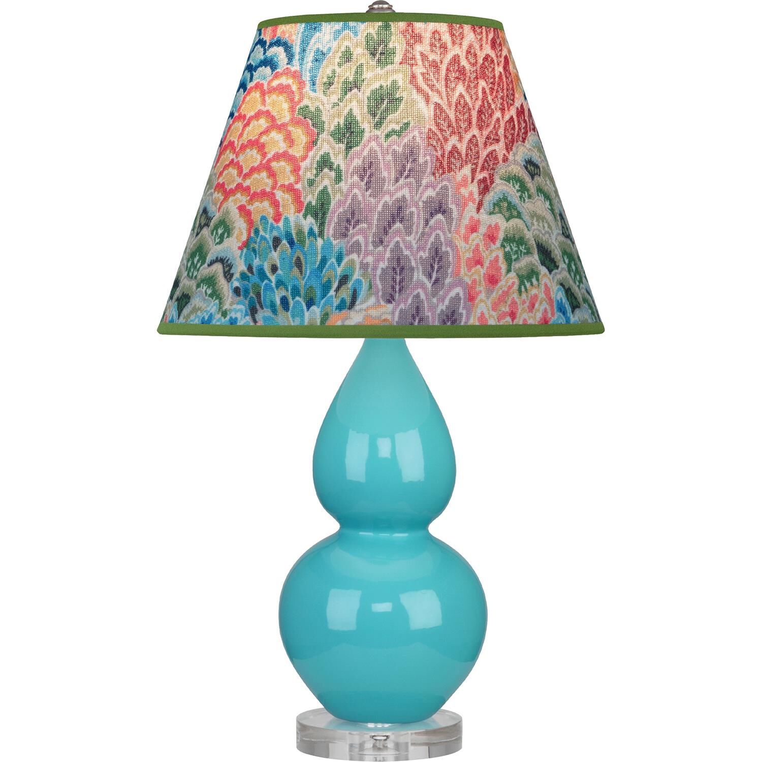 Small Double Gourd 23 Inch Table Lamp by Robert Abbey