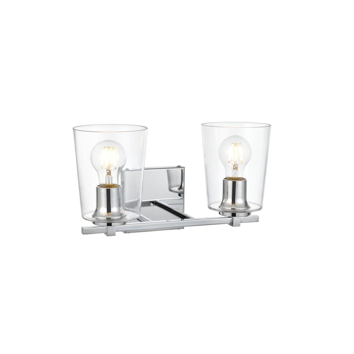 Kacey 14 Inch 2 Light Bath Vanity Light by Elegant Lighting