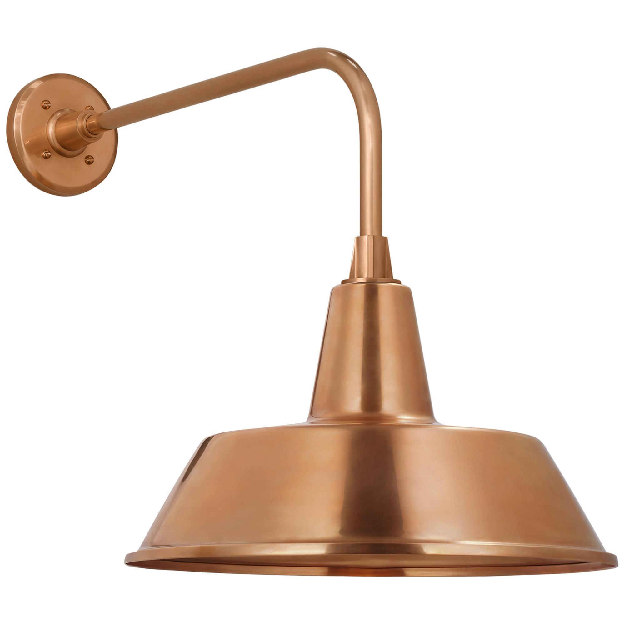 Shown in Soft Copper finish and Copper shade
