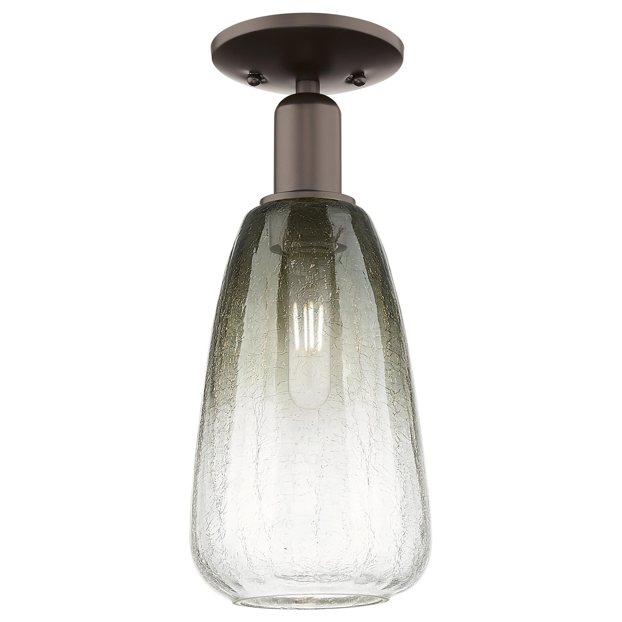 Bruno Marashlian Brookhaven Almond 6 Inch Semi Flush Mount by Innovations Lighting