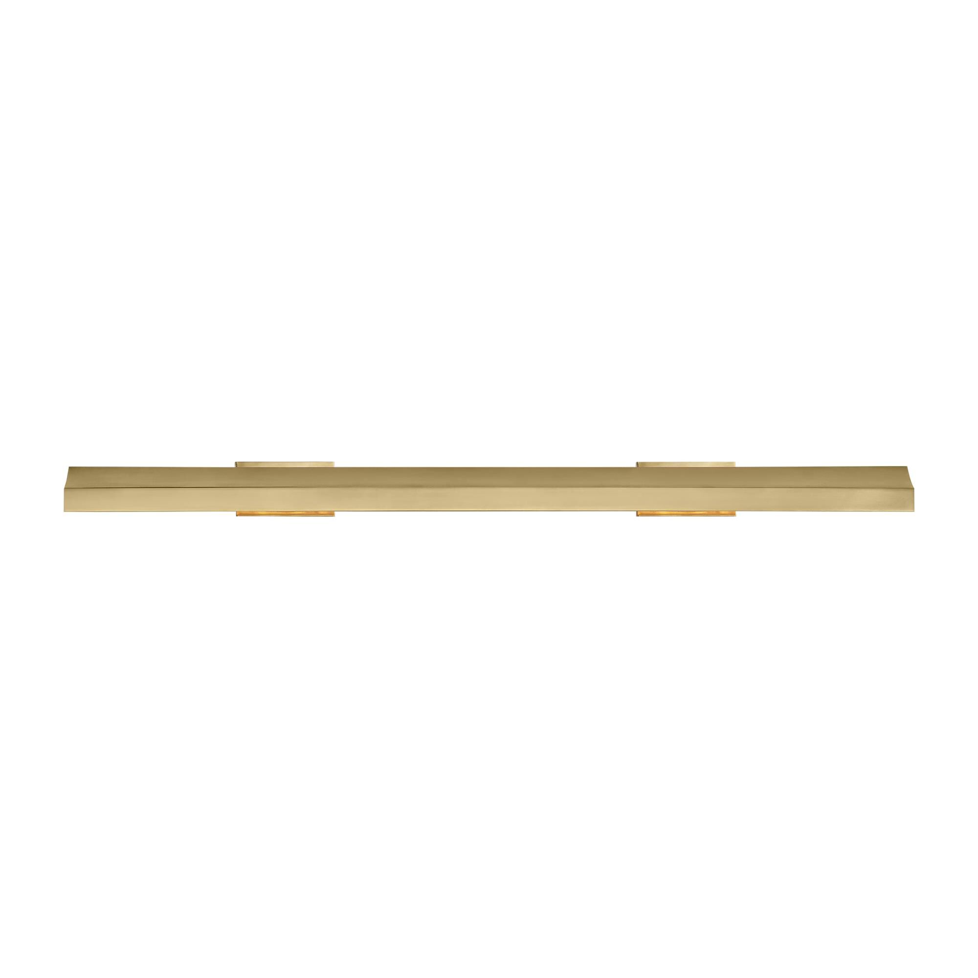 Shown in Hand-Rubbed Antique Brass finish and Brass shade