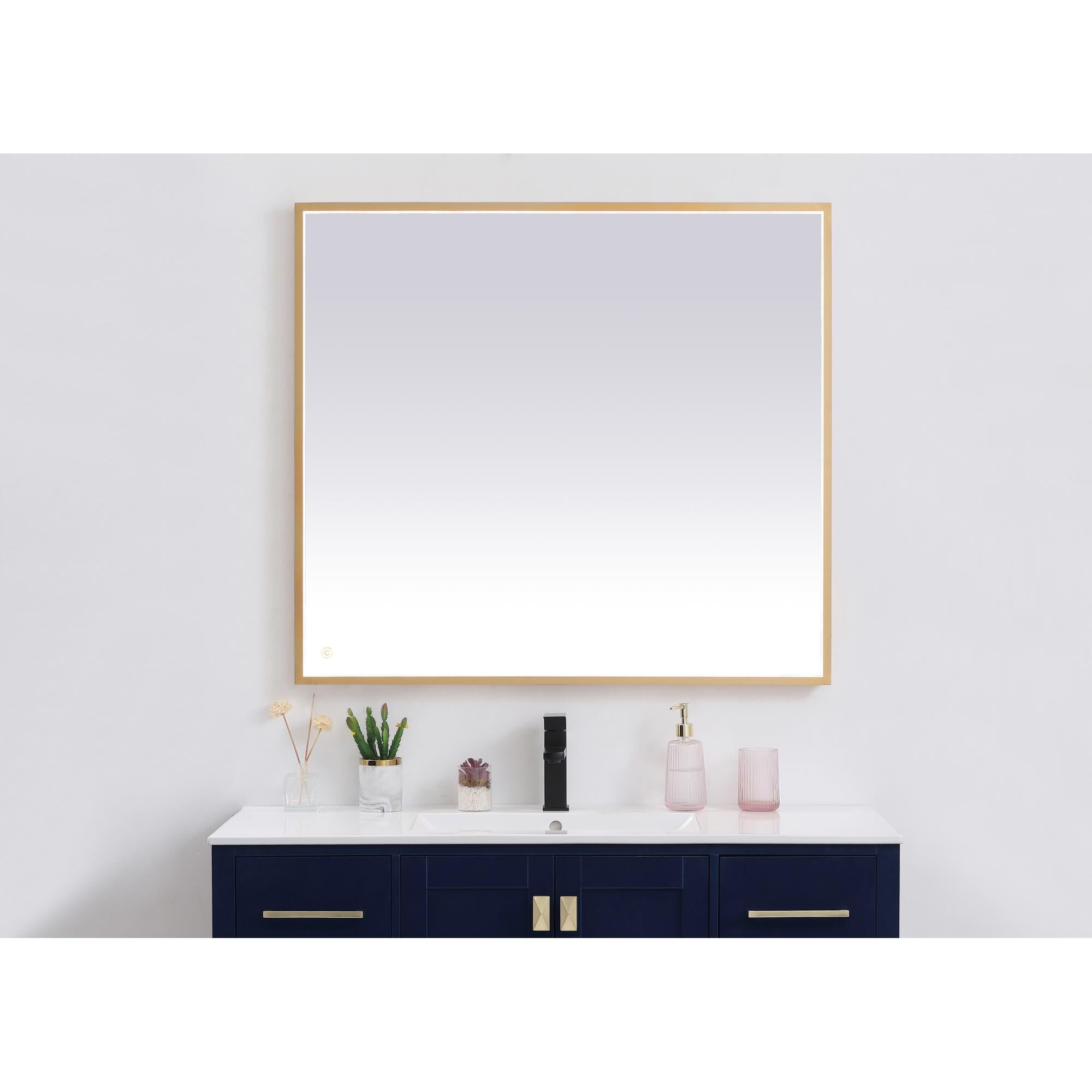 Pier LED Lighted Mirror by Elegant Decor