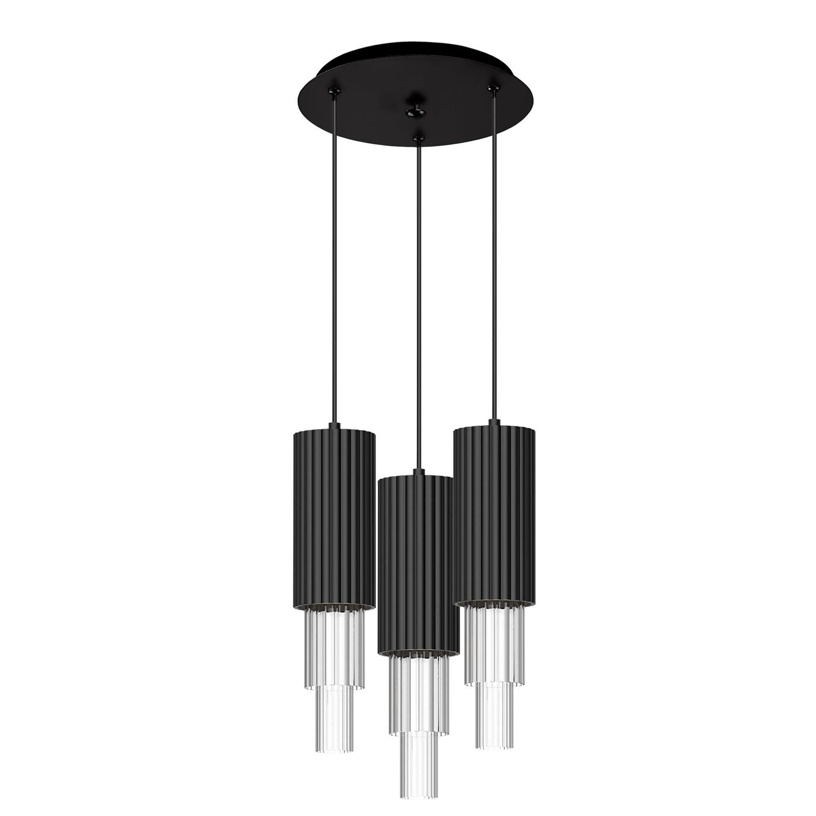 Bordeaux 12 Inch Multi Light Pendant by Alora Mood