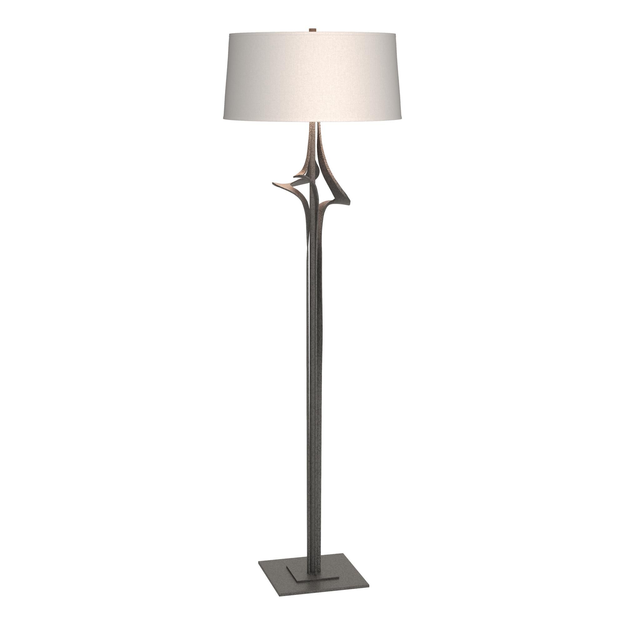 Shown in Natural Iron finish and Flax shade