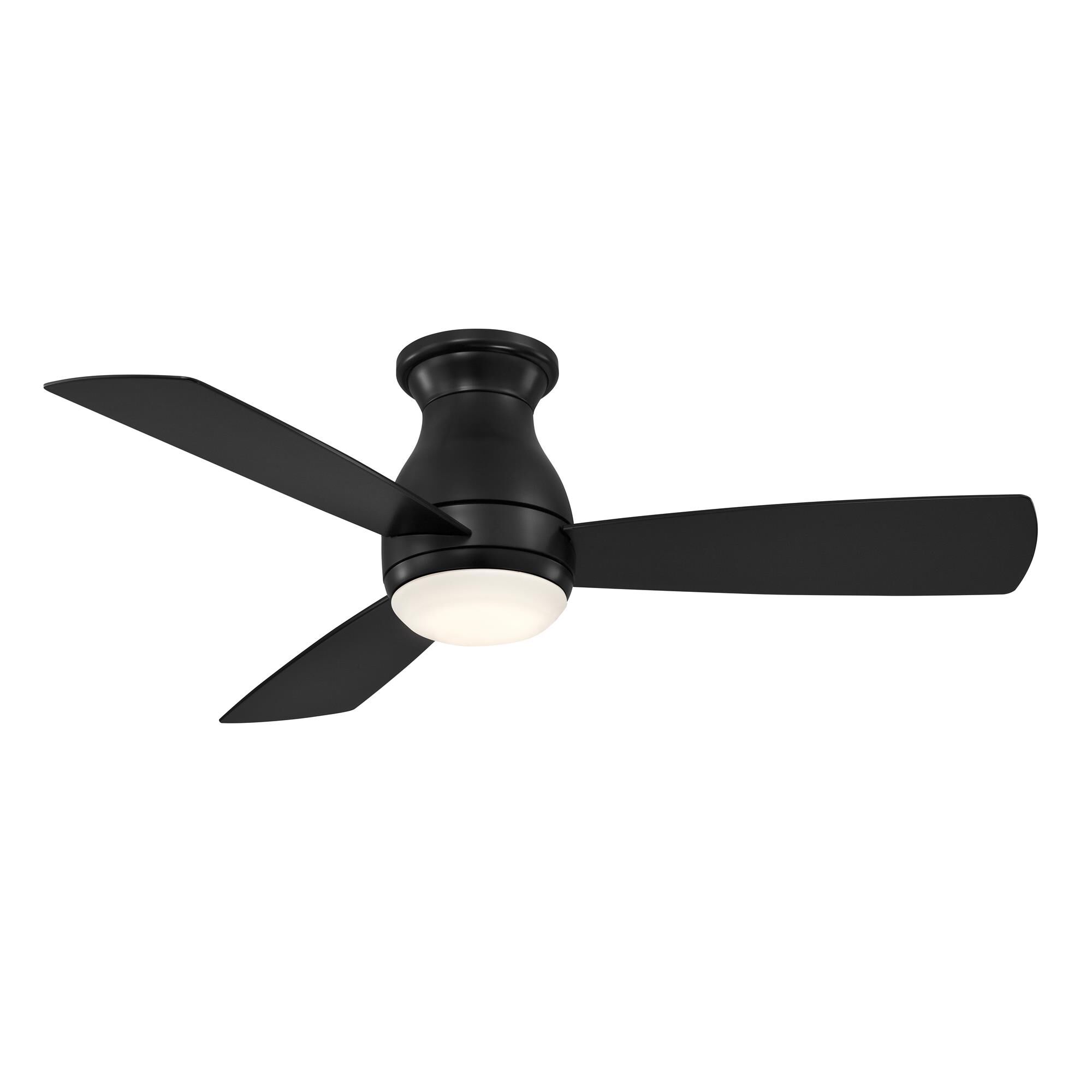 Hugh 44 Inch Flush Mount Fan with Light Kit,