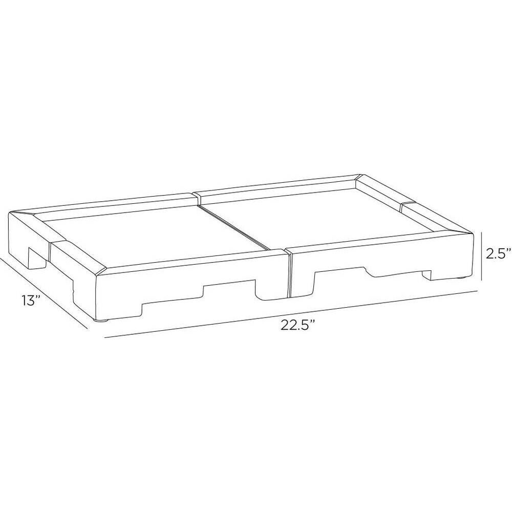 Felix 13 Inch Tray by Arteriors Home