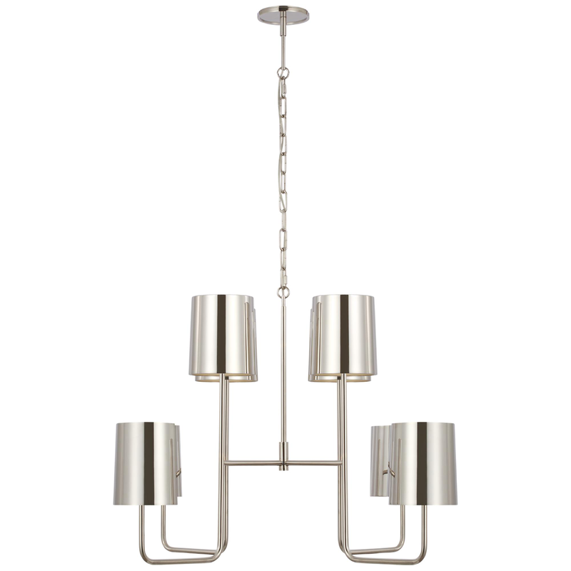 Barbara Barry Go Lightly 30 Inch 8 Light LED Chandelier by Visual Comfort Signature Collection